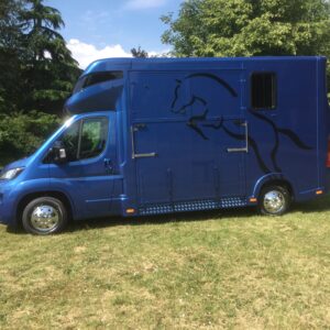 ASCOT 2, New Build 23. 20 Reg Peugeot Boxer fitted with a new engine , 3.5Ton ,£ 39,950. Electric Pack, Sat Nav and Air con, Bluetooth,  stallion adjustable padded partition,  Cabin seating for 3 with leather upholstery  Chrome Stallion  padded Partition fully adjustable and removable.